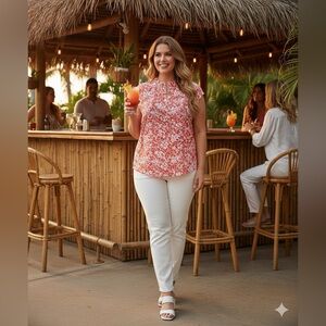 MICHAEL MICHAEL KORS Coral Reef Chain Blouse